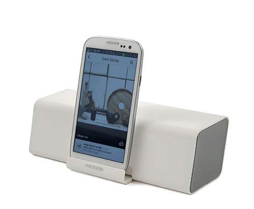Microlab Microlab MD212 Bluetooth Wireless Portable Stereo Speaker for Tablet, Smartphone and Notebook (White)