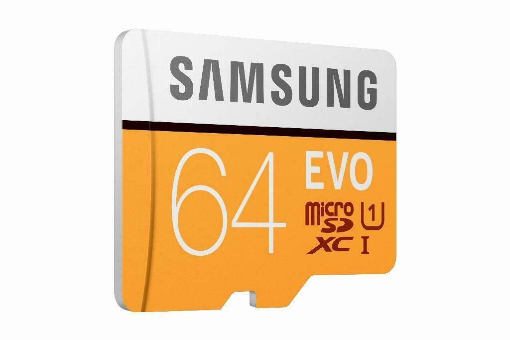 SAMSUNG SAMSUNG Evo 64GB MicroSDXC Class 10 UHS-I Flash Memory Card