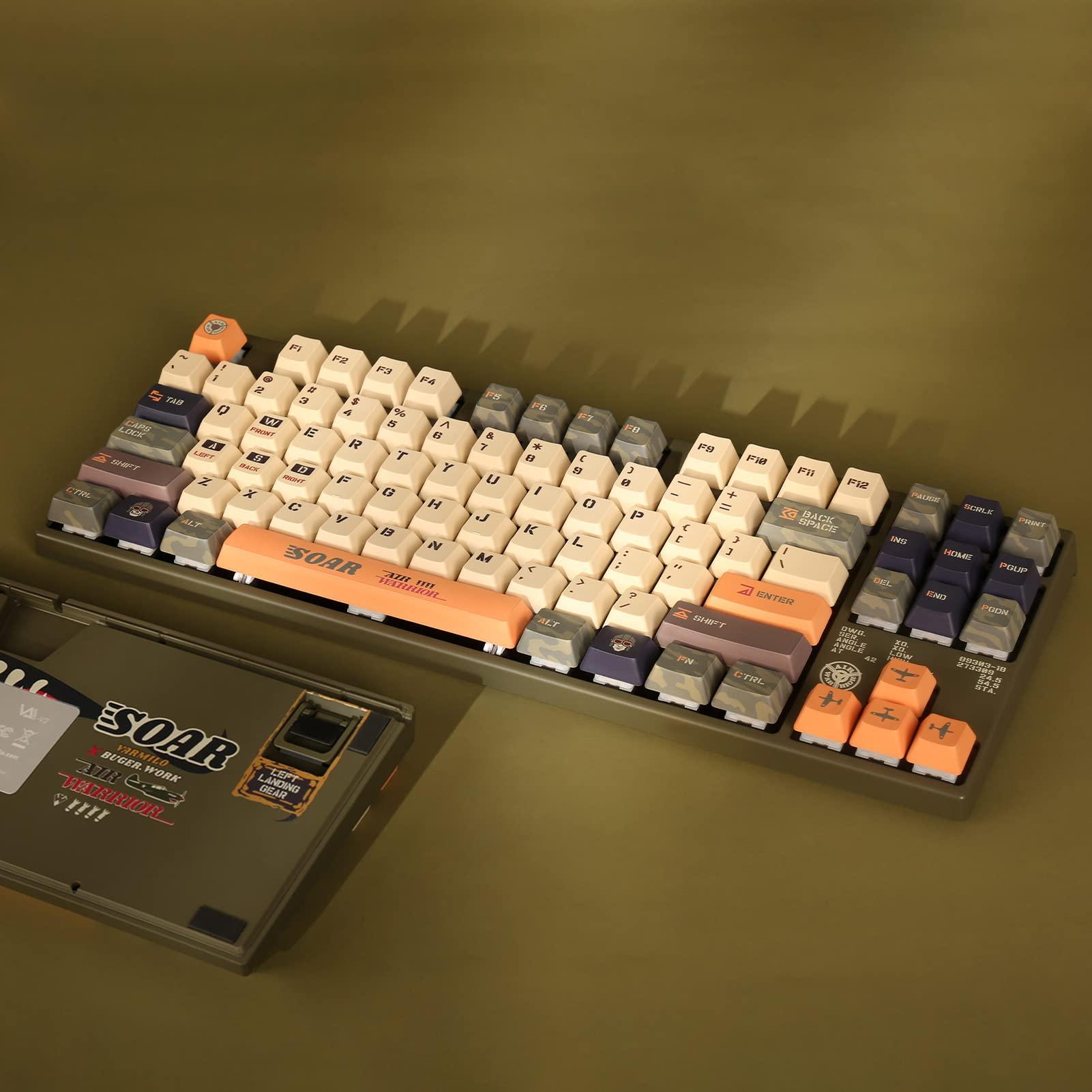Varmilo Varmilo VA Series V2 Warrior Soar TKL Mechanical Keyboard (Cherry MX Silent Red)