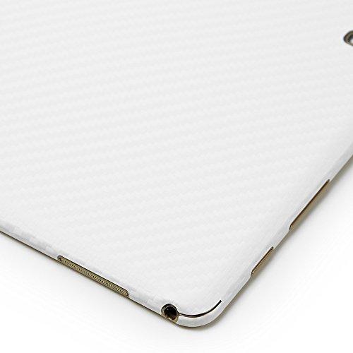 ArmorSuit ArmorSuit MilitaryShield White Carbon Fiber Skin Wrap Film + HD Clear Screen Protector for Samsung Galaxy Tab S 10.5 - Anti-Bubble Film