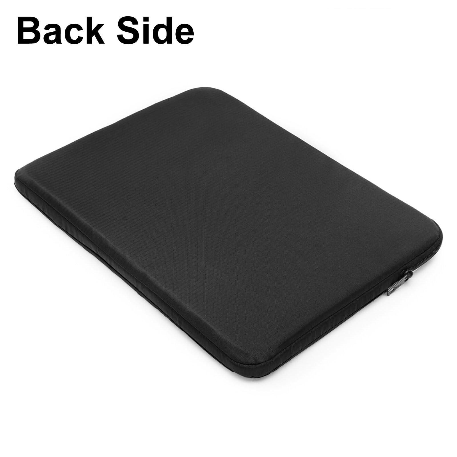 JDNKACM Personalized Laptop Sleeve Bag Protective Case with Zipper Custom Logo Text Picture Computer Cases for Laptops Customize Notebook Tablet Cover 13 Inch Shockproof for Men Women, Plain Black