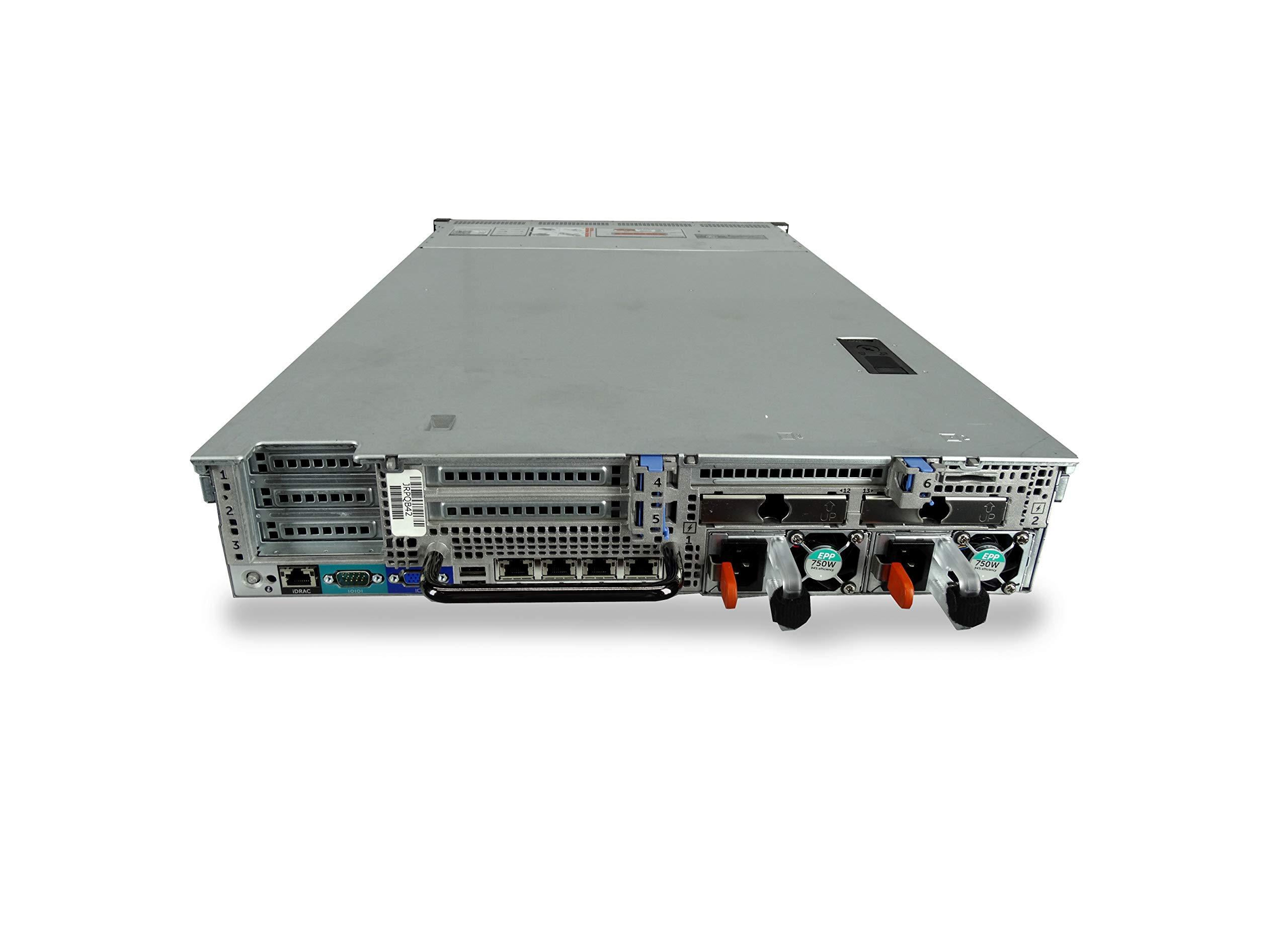 Dell Dell PowerEdge R730xd 12-Bay LFF 2U Server with 2X Rear Flex Bays, 2X E5-2678 V3 2.5GHz 12 Core, 48GB DDR4 RAM, PERC H730, 4X 3TB 7.2K SATA 6Gbps 3.5 Drives, 2X 10GbE, Rails (Renewed)