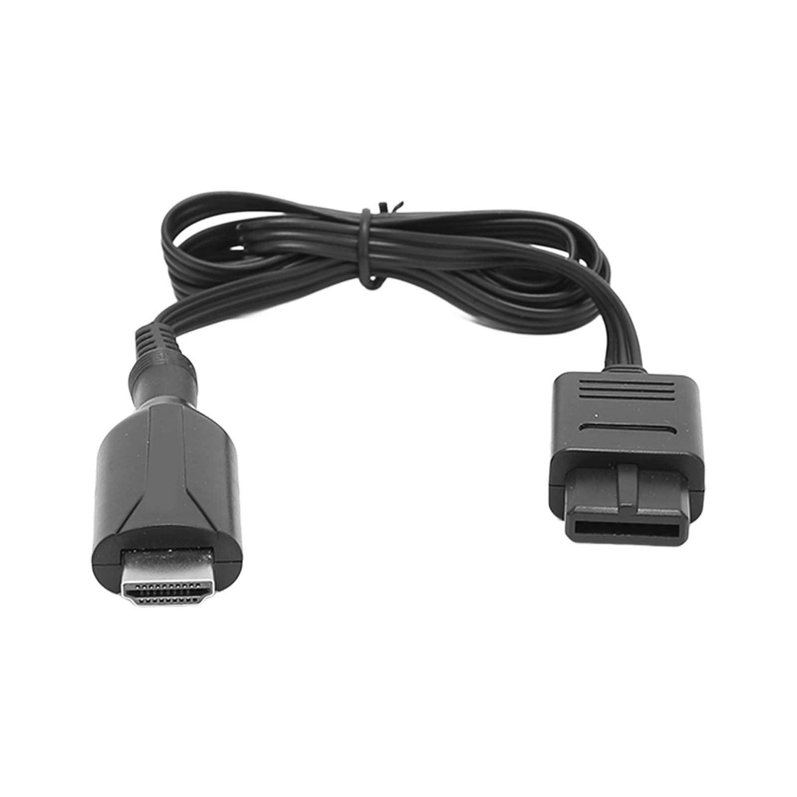SUNGOOYUE HDMI Cable for N64, N64 to HDMI Converter HDMI Cable Adapter Converts with Power Cord Compatible with N64/NGC/SNES Game Console