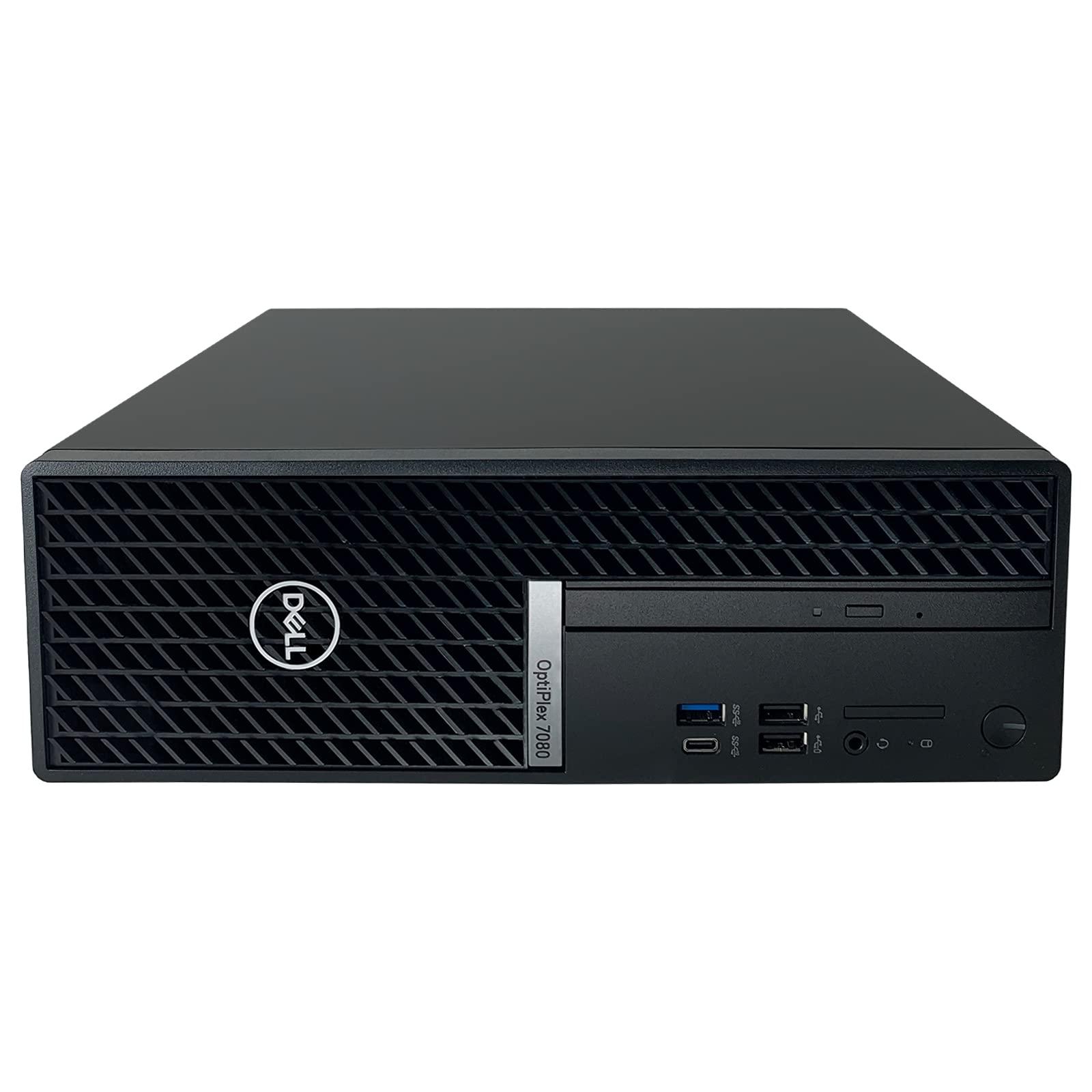Dell Dell OptiPlex 7080 SFF Small Form Factor Desktop Computer - 10th Gen Intel Core i7-10700 8-Core up to 4.80 GHz CPU, 32GB DDR4 Memory, 1TB Hard Drive, Intel UHD Graphics 630, DVD Writer, Windows 10 Pro