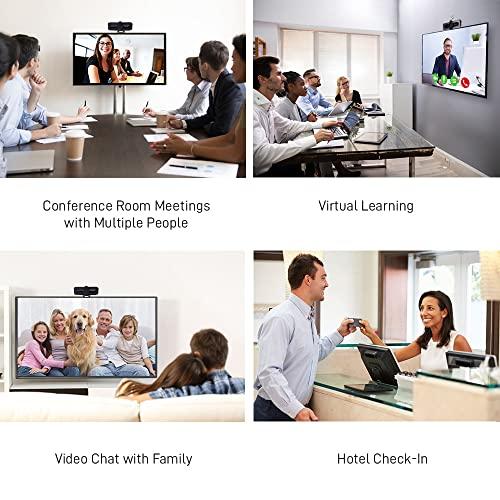 Tezl Tezl TZLWC-2 1080P PC Live Streaming Webcam- USB, Mic, Privacy Cover (Renewed)