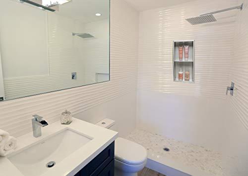 ALFI brand ALFI brand RAIN12S 12-Inch Solid Square Ultra Thin Rain Shower Head, Polished Stainless Steel