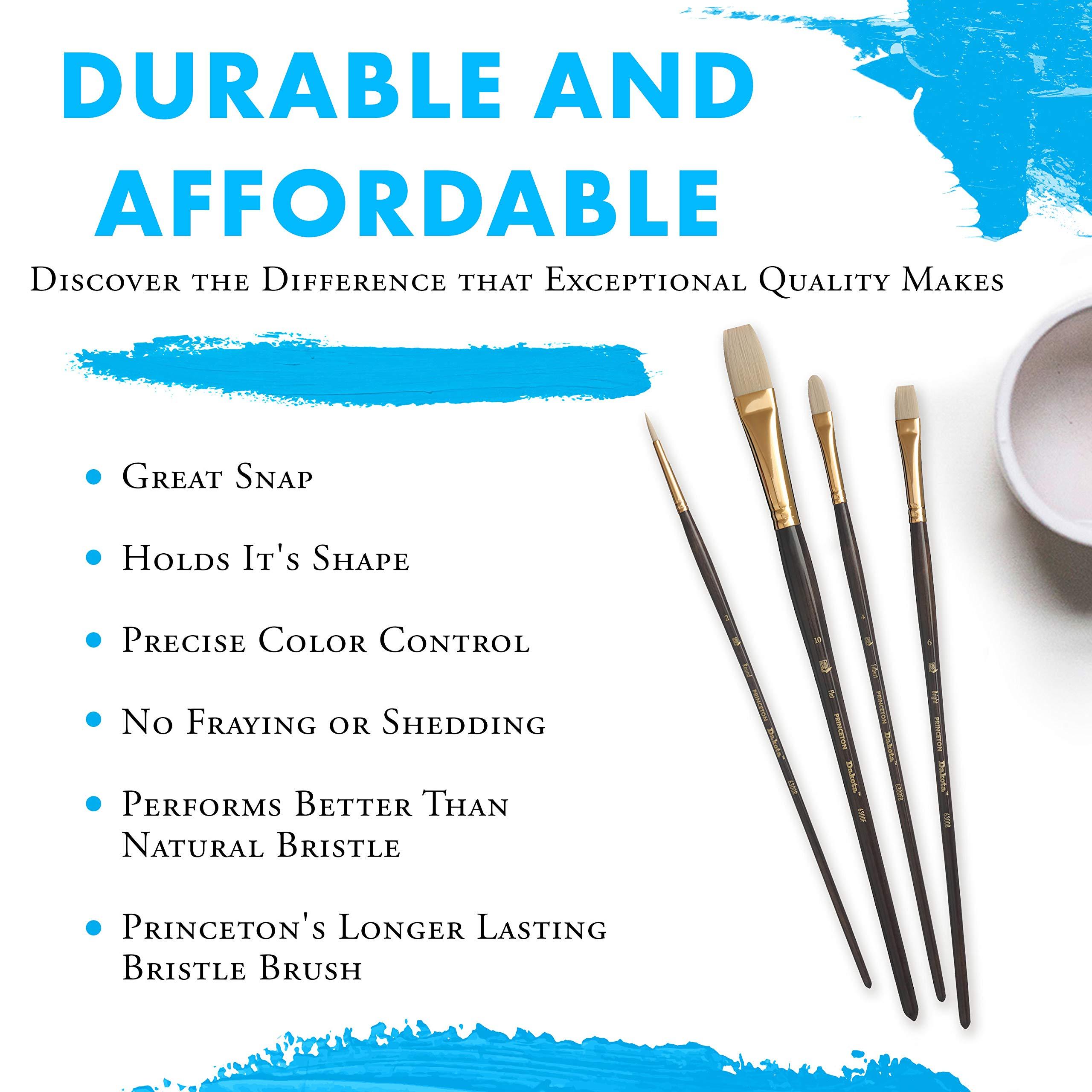 Princeton Princeton Dakota Paintbrush, Size 6, Dark Brown