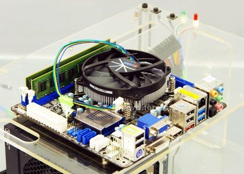 TITAN Titan DC-155A915Z/RPW 95mm Z-AXIS Low Profile CPU Cooler for Intel LGA 1155/1156