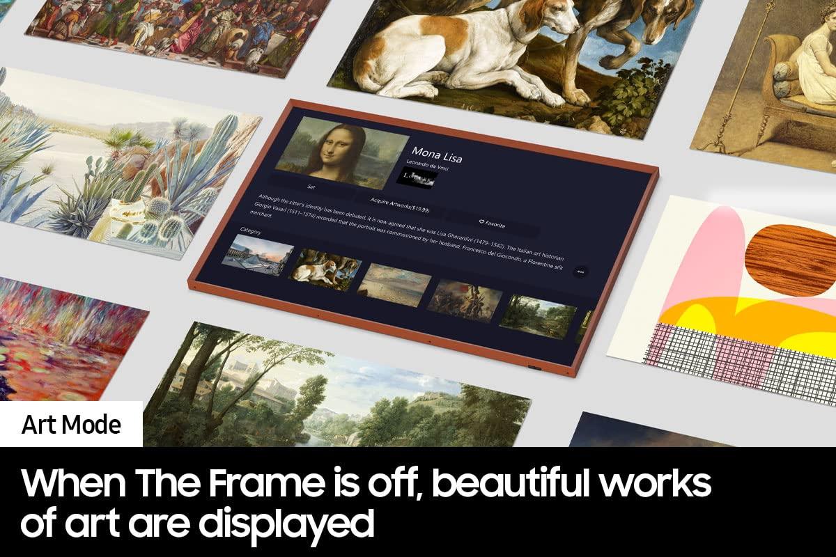 SAMSUNG SAMSUNG QN50LS03BAFXZA 50" The Frame 4K UltraHD Smart QLED TV with an Additional 1 Year Coverage by Epic Protect (2022)