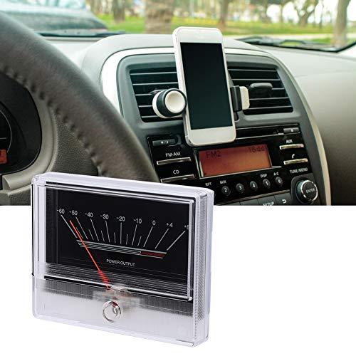 Shanrya VU Audio Meter, Stable Performance Mini VU Meter Audio Power Amplifiers Long Service Life with Blue Words Backlight for DIY Home Audio, Car Audio Transform