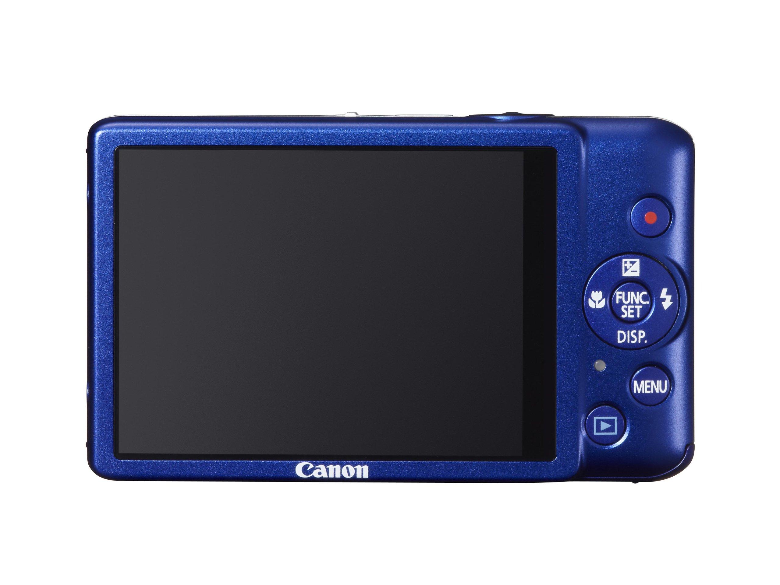 Canon Canon PowerShot ELPH 100 HS 12.1 MP CMOS Digital Camera with 4X Optical Zoom (Blue) (Renewed)
