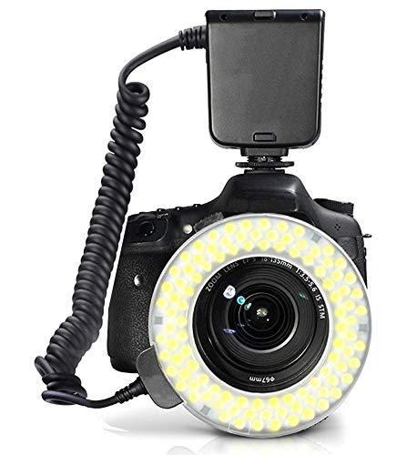 Digital Nc Dual Macro LED Ring Light/Flash Compatible with Nikon D750 (Compatible with All Nikon Lenses)