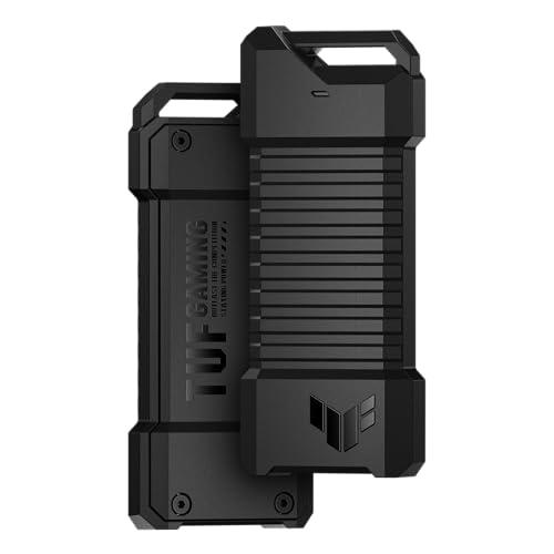 ASUS TUF Gaming AS1000 (USB-C 3.2 Gen 2x1 Portable M.2 NVMe PCIe SSD 1 TB, Aluminum Alloy Chassis with a Thermal pad, Military Grade MIL-STD-810H Drop Resistance, and IP68 Water/dust Resistance)