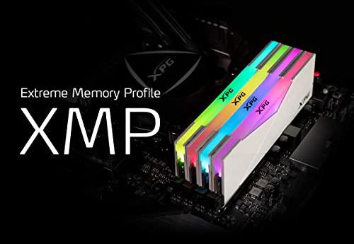 XPG XPG DDR4 D50 RGB 16GB (2x8GB) 3200MHz PC4-25600 U-DIMM 288-Pins Desktop Memory CL16 Kit White (AX4U32008G16A-DW50)