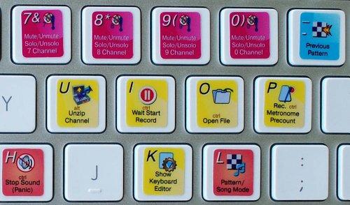 Online-Welcome FL Studio Keyboard Stickers Hight Quality Laminated MATT for Computer New