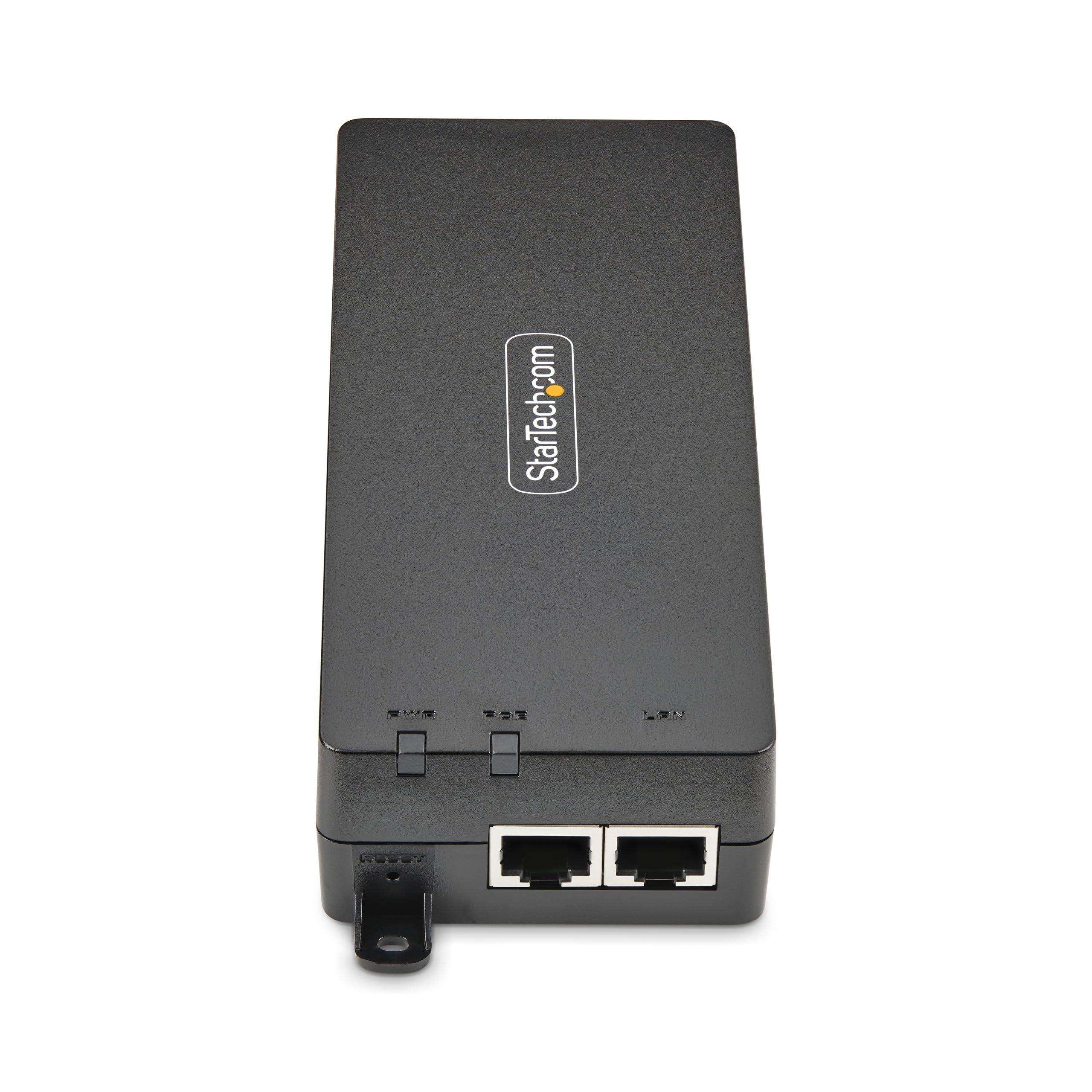 StarTech.com StarTech.com 1-Port 10Gbps PoE++ Injector, 90W, 2.5/5/10G Ethernet/10/100/1000Mbps, PoE++ , TAA (802.3af/802.3at/802.3bt)