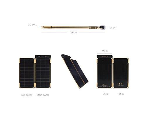 YOLK Solar Paper + Pouch, Paper-Thin and Light Portable Solar Charger with Ultra-High-Efficiency (5W)