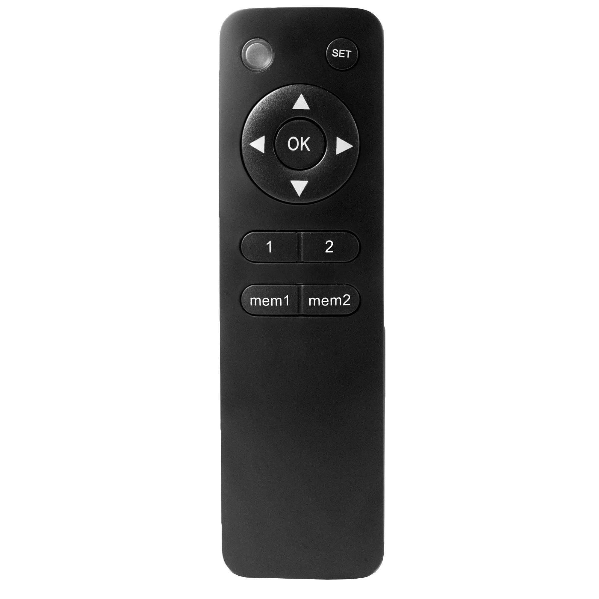 VIVO VIVO Spare RF Remote for Compatible Electric Motorized TV Mounts, 2 Memory Settings, Radio Frequency, Wide Operating Range, Batteries Not Included, Black, PT-RT-70