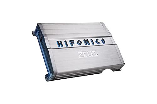 Hifonics Hifonics ZG-1200.1D Zeus Gamma 1 Channel Super D Class 1200 Watt Car Audio Sound System Subwoofer Speaker Amp Amplifier with Gravity Magnet Phone Holder and 4 Gauge Kit Blue Bundle