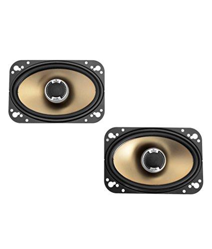 Polk Audio Polk Audio DB461 4-by-6-Inch Coaxial Speakers (Pair, Black)