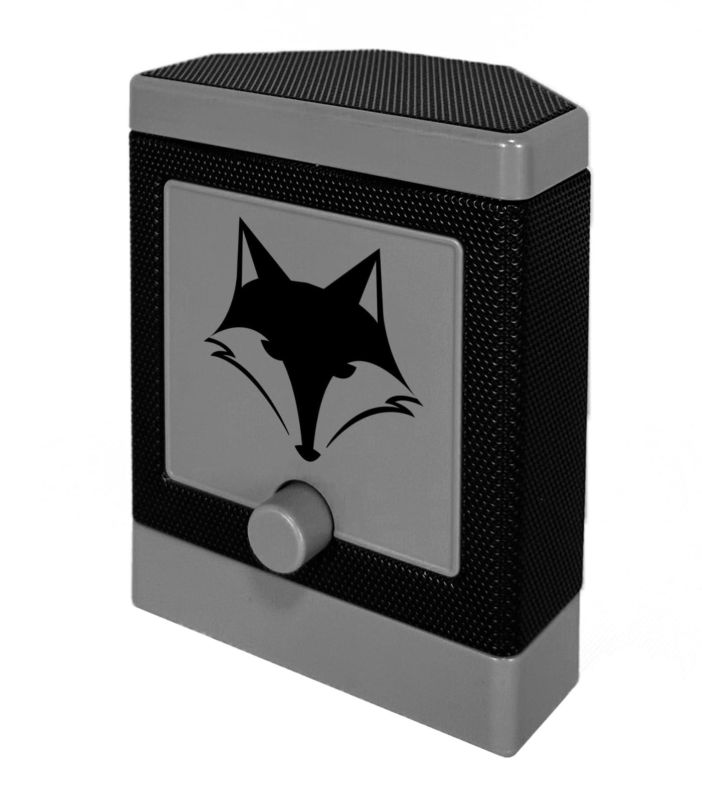 Desert Fox Desert Fox DJ-10 Wireless Golf Speaker - Bluetooth Speaker Built Specifically for Golf - Magnetic Attachment to Golf Cart (Gray)