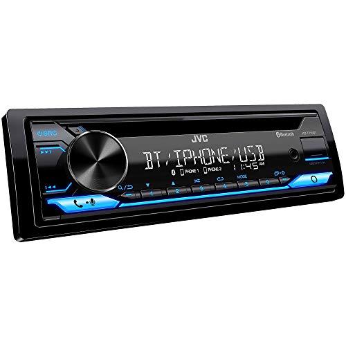 JVC JVC KD-T710BT - CD Receiver Featuring Bluetooth, Front USB, AUX, Amazon Alexa + Two Pairs of JVC 6x8 Speakers