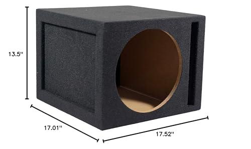 American Terminal New 12\" Single Vented Ported Sub Box Subwoofer Enclosure