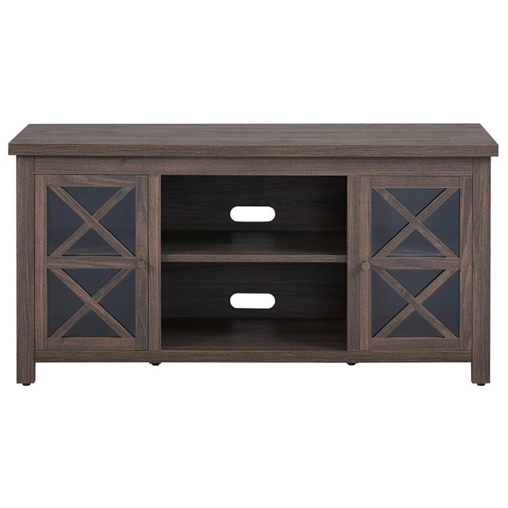 Henn&Hart Henn&Hart Rectangular TV Stand for TV's up to 55" in Alder Brown, TV Stands for the Living Room