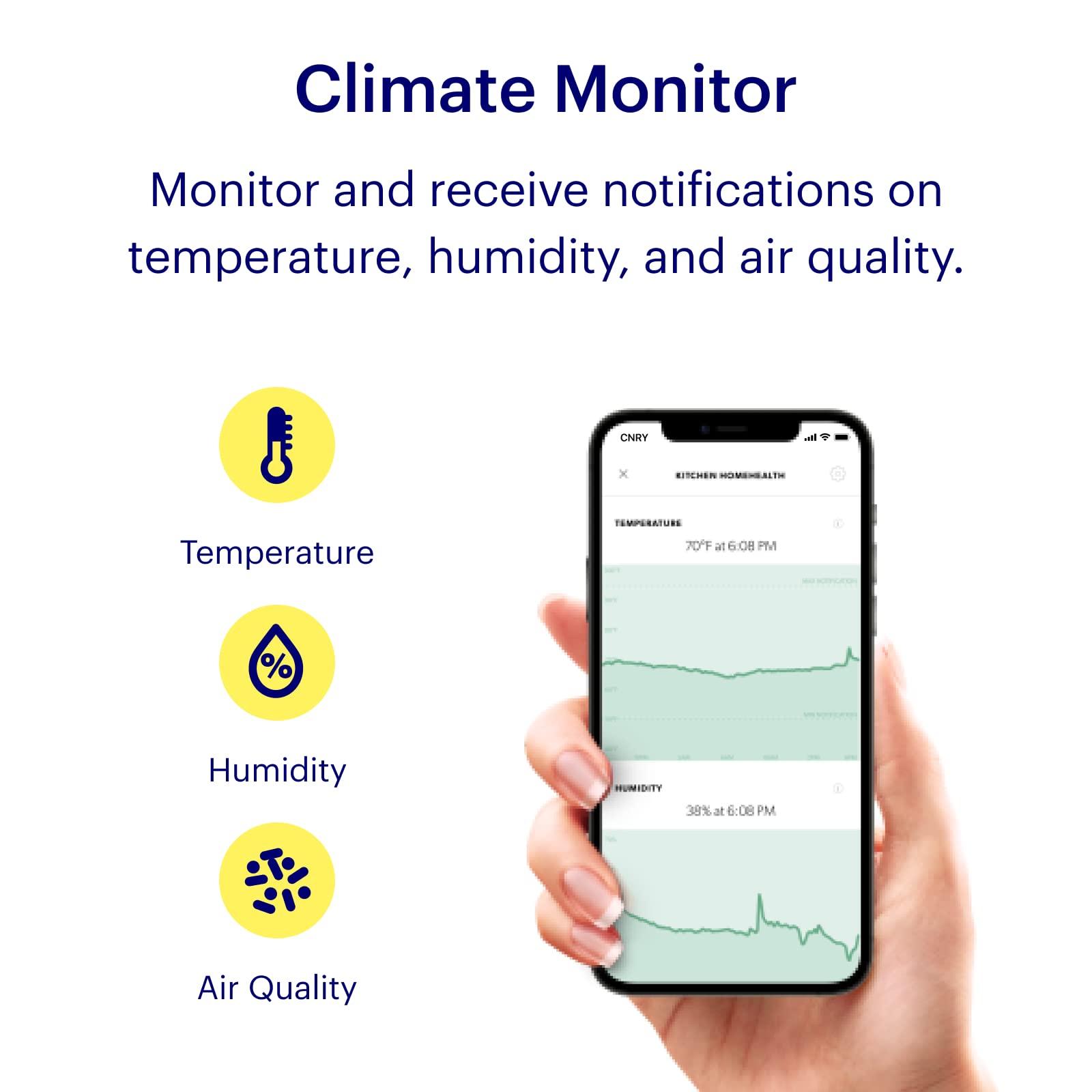 Canary Canary Pro Indoor Home Security Camera + 1 yr Premium Service incl. WiFi 24/7 Watch Live, 30-day Cloud Recording, Smart Alerts, Siren, Climate Monitor, Two-way Talk, Night Vision & more smart features