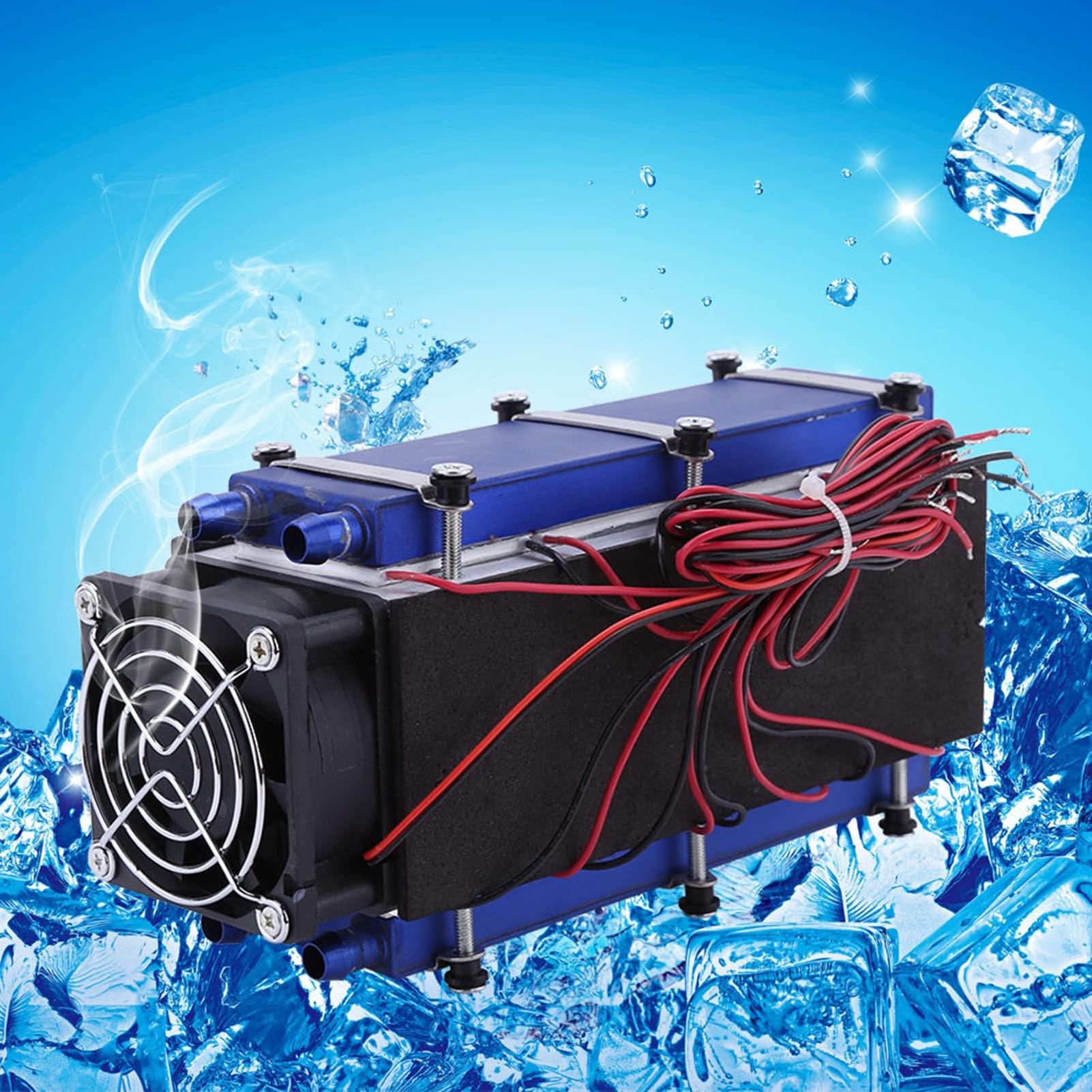 Hyuduo Peltier Refrigeration, Mini Air Conditioner,DC 12V 576W 8-Chip TEC1-12706 DIY Thermoelectric Cooler Air Cooling Device, Computer Heatsinks