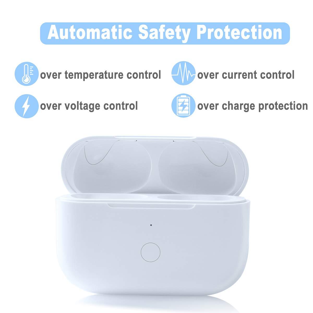 TBGHz Compatible with for Wireless AirPod Pro 1st & 2nd Generation Charging Case Replacement, Compatible with for AirPod Pro 1st & 2nd Charger Case with Bluetooth Pairing Sync Button