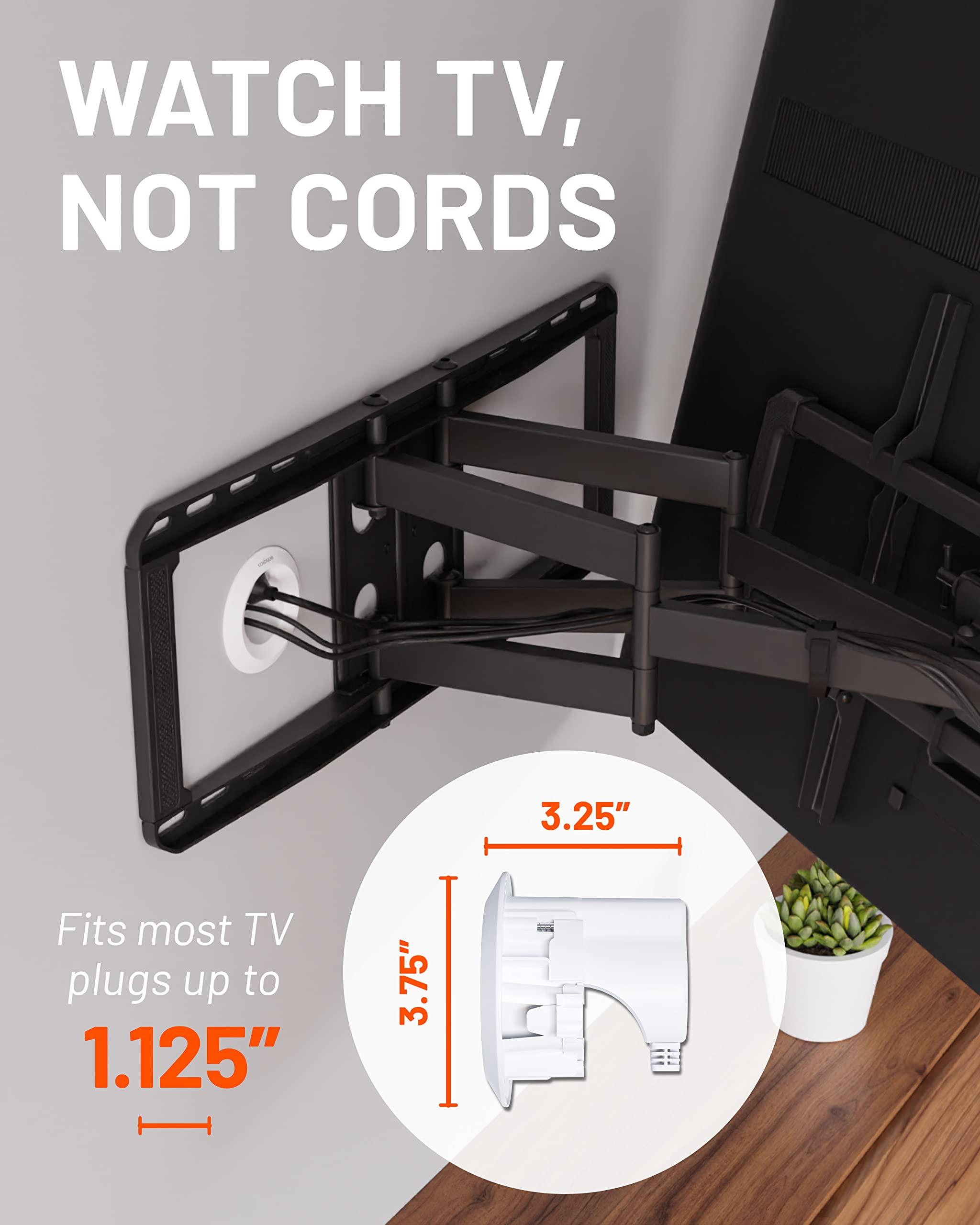 ECHOGEAR ECHOGEAR XL Full Motion TV Mount & in Wall Cable Management Kit