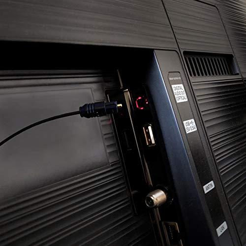 THE CIMPLE CO THE CIMPLE CO Digital Optical Audio Cable - Premium Toslink Fiber Optic Audio Cables with Gold Plated Connectors - Ultra Thin Jacket, Micro Cable - Extra Flexible, Long Life Jacket - 20 Feet