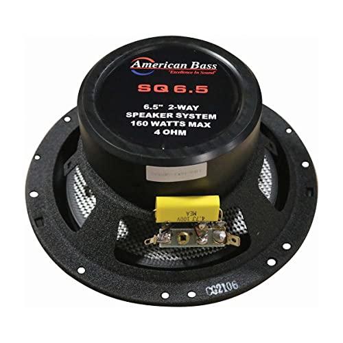 American Bass (-NEW-) American Bass SQ6.5 6.5 Inch Speaker 160 Watts 2 Way