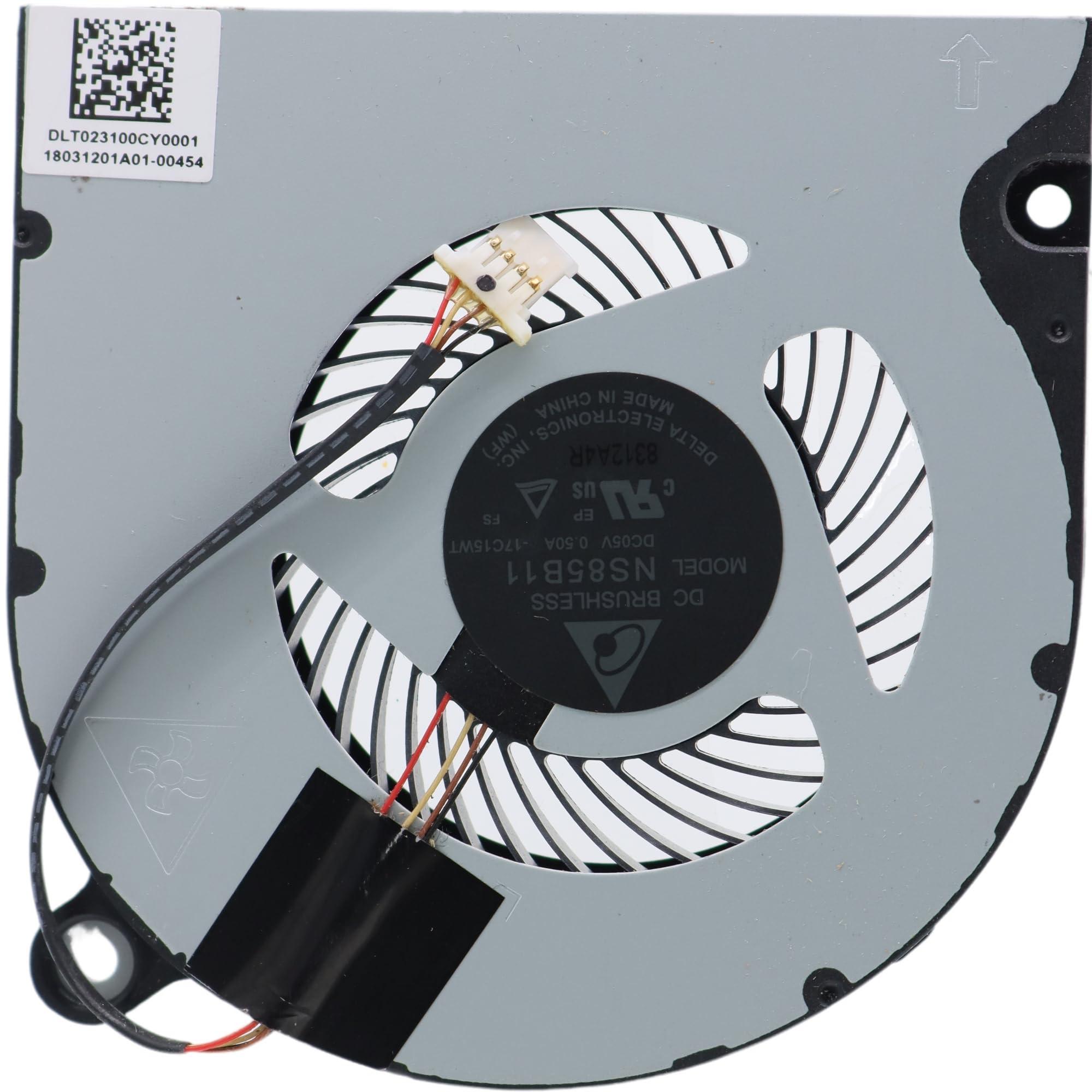 N\A Deal4GO CPU Cooling Fan 23.H14N2.001 Replacement for Acer A515-44-R41B A515-52G-51MQ A315-41-R9J1 A515-51 A515-52G A315-53 A315-5 SF314-54, Black