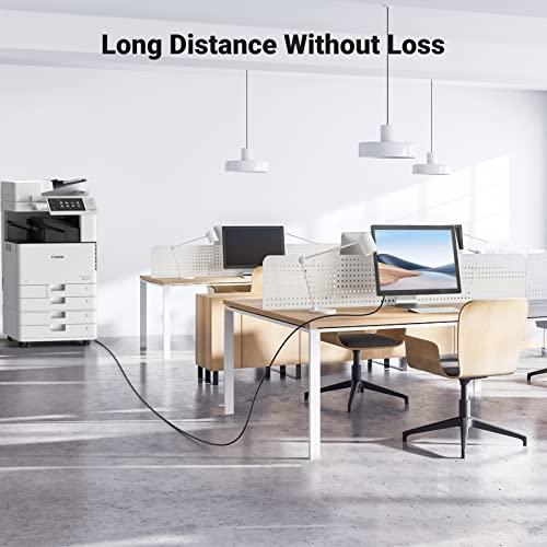 UGREEN UGREEN USB Printer Cable - USB A to B Cable, 2.0 USB B Cable High-Speed Printer Cord Compatible with Hp, Canon, Brother, Samsung, Dell, Epson, Lexmark, Xerox, Piano, Dac, and More 15 FT