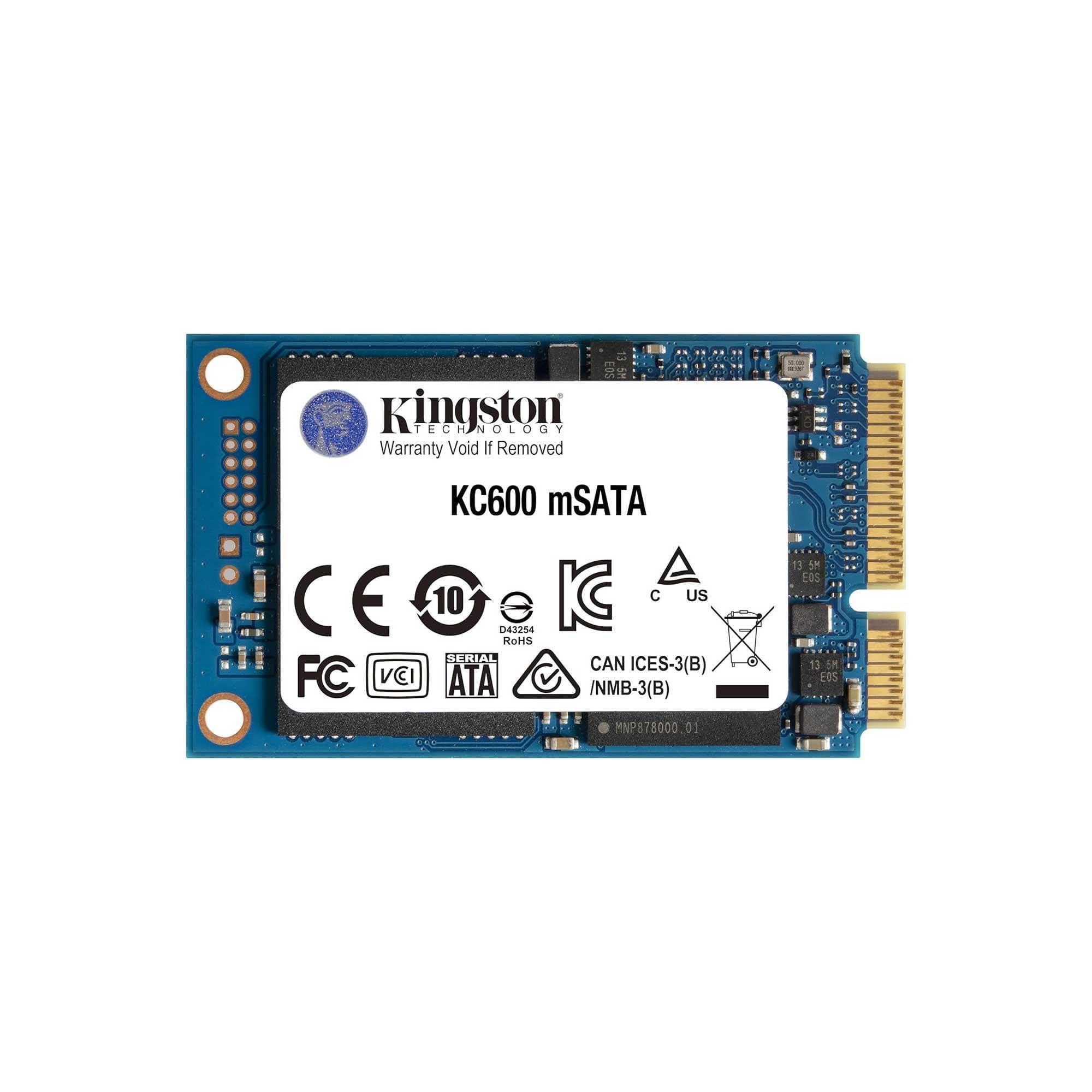Kingston Kingston KC600 SSD 512GB SATA3 mSATA - SKC600MS/512G