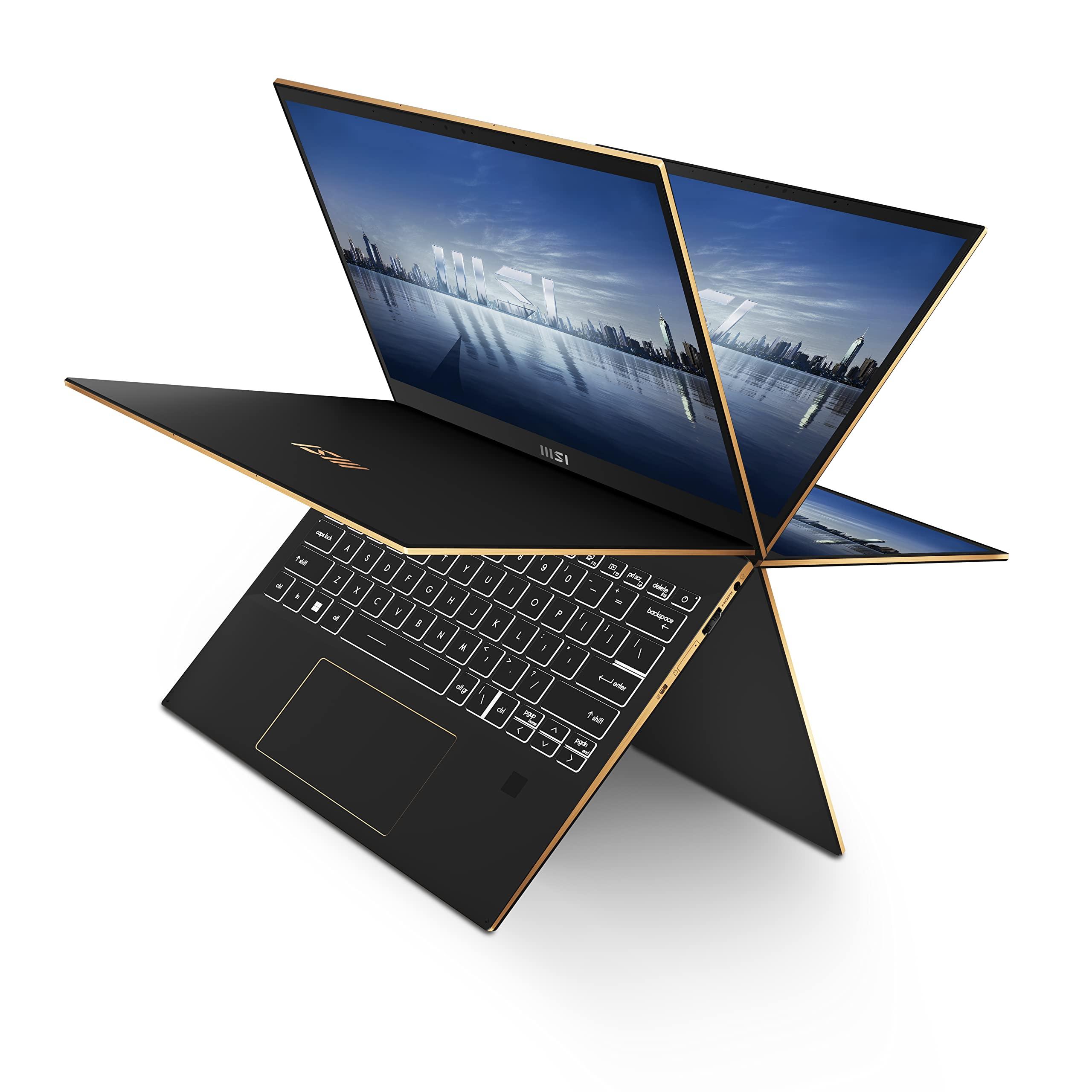 MSI MSI Summit E13 Flip Evo (2024) 13.4" FHD+ 120Hz Professional 2 in 1 Laptop: Intel Core i7-1360P, Intel Iris Xe, 16GB LPDDR5, 1TB NVMe SSD, Thunderbolt 4, WiFi 6E, Win 11 Home: Ink Black A13MT-243US