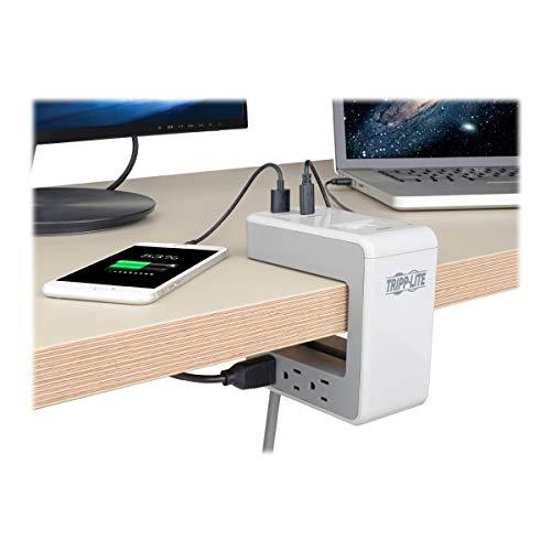 Tripp Lite Tripp Lite Surge Protector Desk Clamp 6-Outlet 2 USB-A; 1 USB-C 8ft Cord