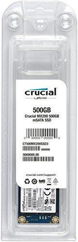 Crucial (OLD MODEL) Crucial MX200 500GB mSATA Internal Solid State Drive - CT500MX200SSD3