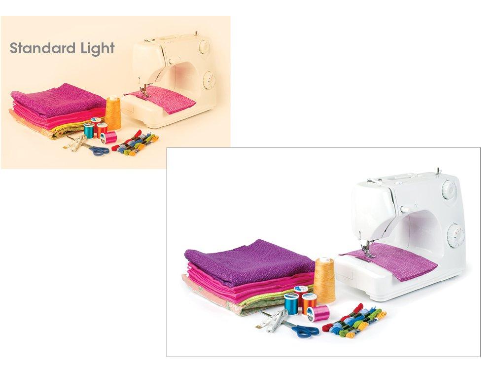 OttLite OttLite Folding Task Lamp, Black Multi-Position Shade, Fold-Up Design, Portable Handle, Low Heat, Low Glare Illumination, Fits Desks & Workstations