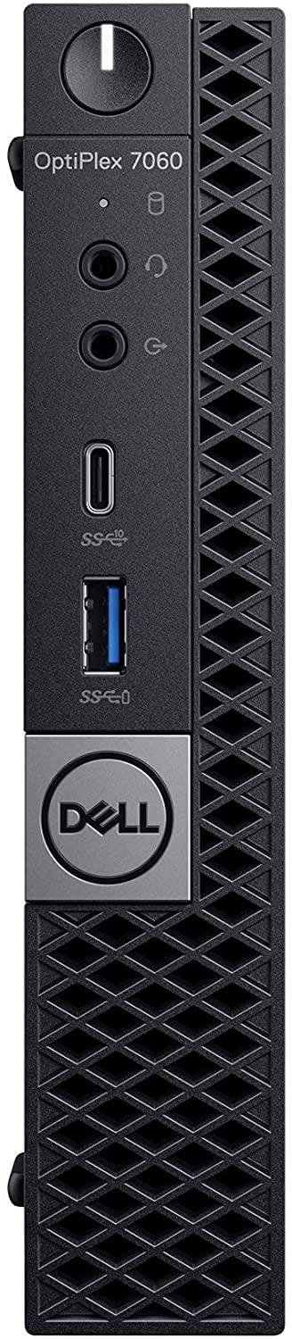 Dell Dell Optiplex 7060 Micro MFF Desktop PC Intel i7-8700T 6-Cores 2.40GHz 16GB DDR4 128GB M.2 NVMe SSD(Boot)1TB SSD, WiFi BT HDMI, Windows 10 Pro (Renewed)