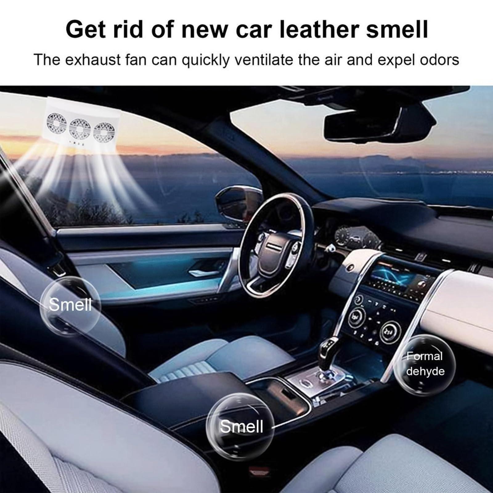 YOGOTEU YOGOTEU Car Window Solar Ventilator USB Charging Solar Powered Fan Car Exhaust Fan Auto Air Vent Cooling System