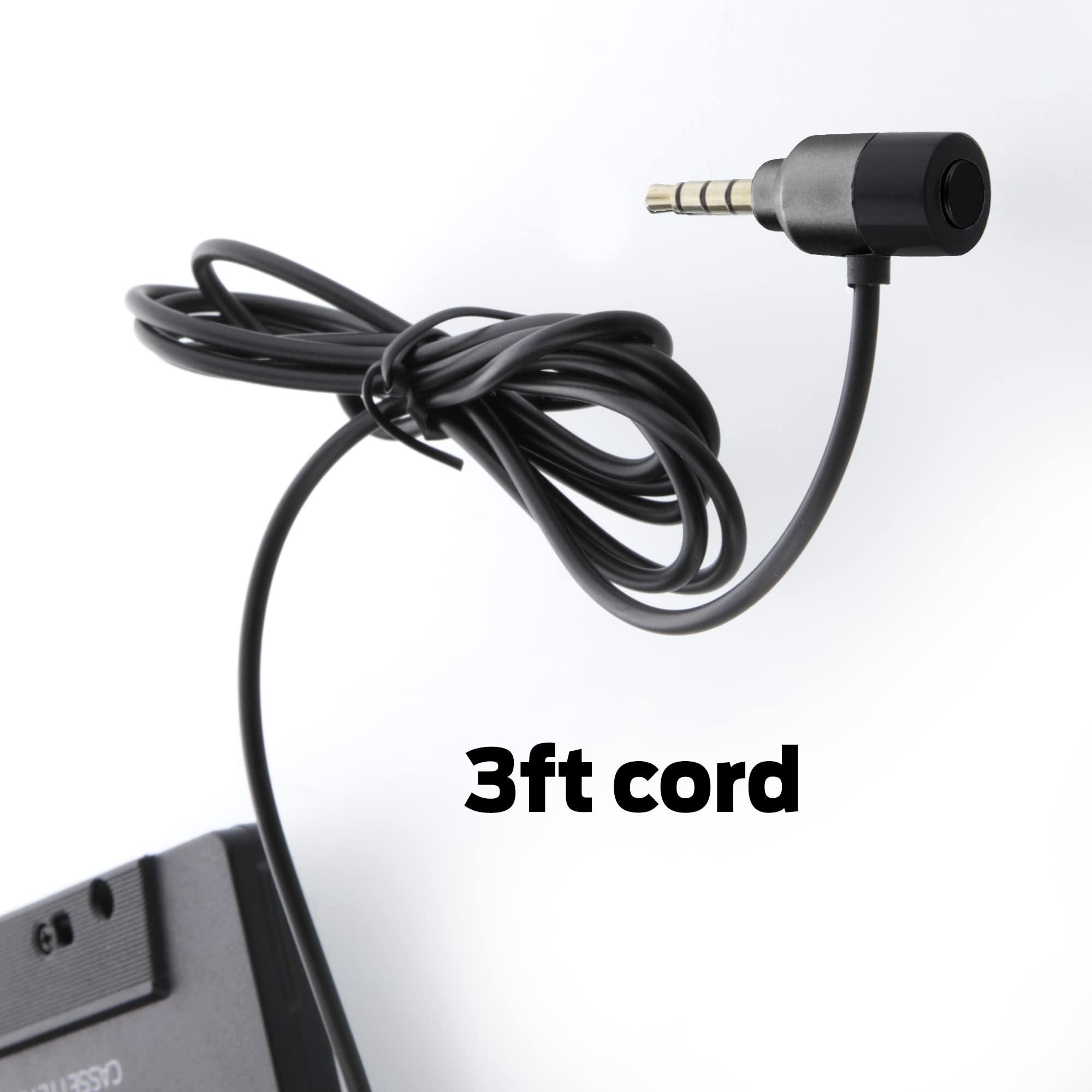 XTREME DIGITAL LIFESTYLE ACCESSORIES Monster Cassette to Aux Audio Adapter for Car, Compatible with Devices Featuring 3.5mm Aux Port, Music Playback, Hands-Free Calls, Xtreme Easy DIY Installation, Plug and Play