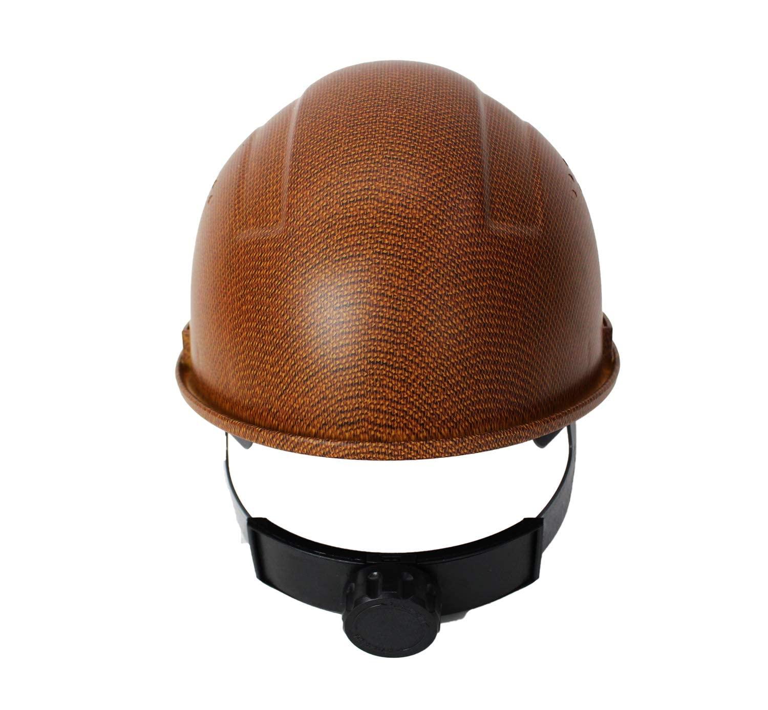 RK SAFETY RK Safety RK-HP34-BROWN Hard Hat Cap Style with 4 Point Ratchet Suspension, 2EA (Brown) - Set of 2