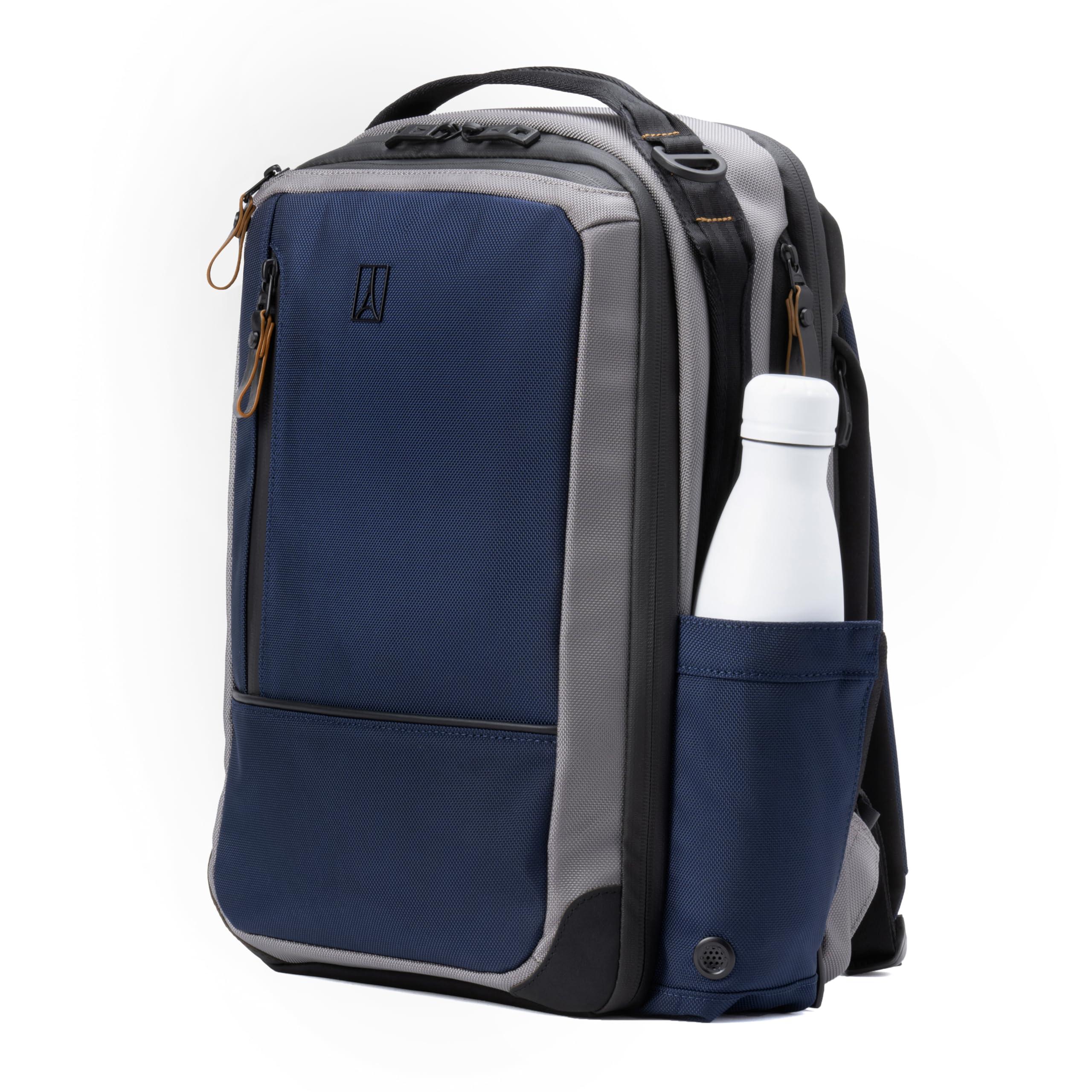 Travelpro Travelpro Altitude Slim Expandable Travel Laptop Backpack 20-24L, 16 Inch Laptop, Water Resistant, Work, Business, Men and Women, Stellar Navy/Grey