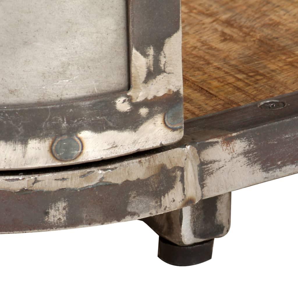 vidaXL vidaXL Solid Wood Mango TV Stand - Industrial Style Entertainment Unit with Ample Storage - 35.4"x11.8"x15.7"