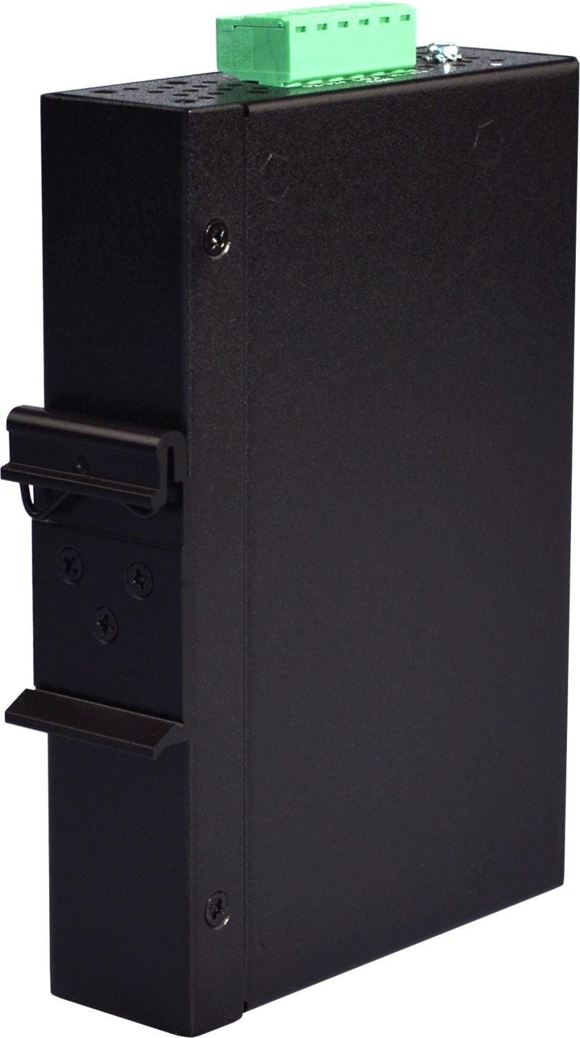 Antaira Technologies Antaira LNX-500AG Industrial-Grade 5-Port Unmanaged Gigabit Ethernet Switch, DIN-Rail Mount, -10 to 70C Operating Temperature, Redundant 12 to 48 VDC Power Input