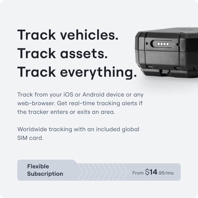 Logistimatics Logistimatics Mobile-200 4G GPS Tracker for Vehicles, People, and Assets - Real-Time Car Tracker Device for Vehicles - Mini Magnetic GPS Tracker, Waterproof - Fleet Tracker - Subscription Required