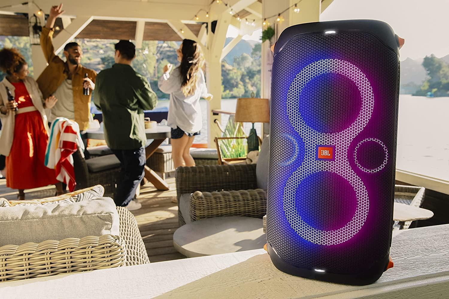 JBL JBL PartyBox 110 - Portable Party Speaker with Built-in Lights, Powerful Sound and deep bass, Black
